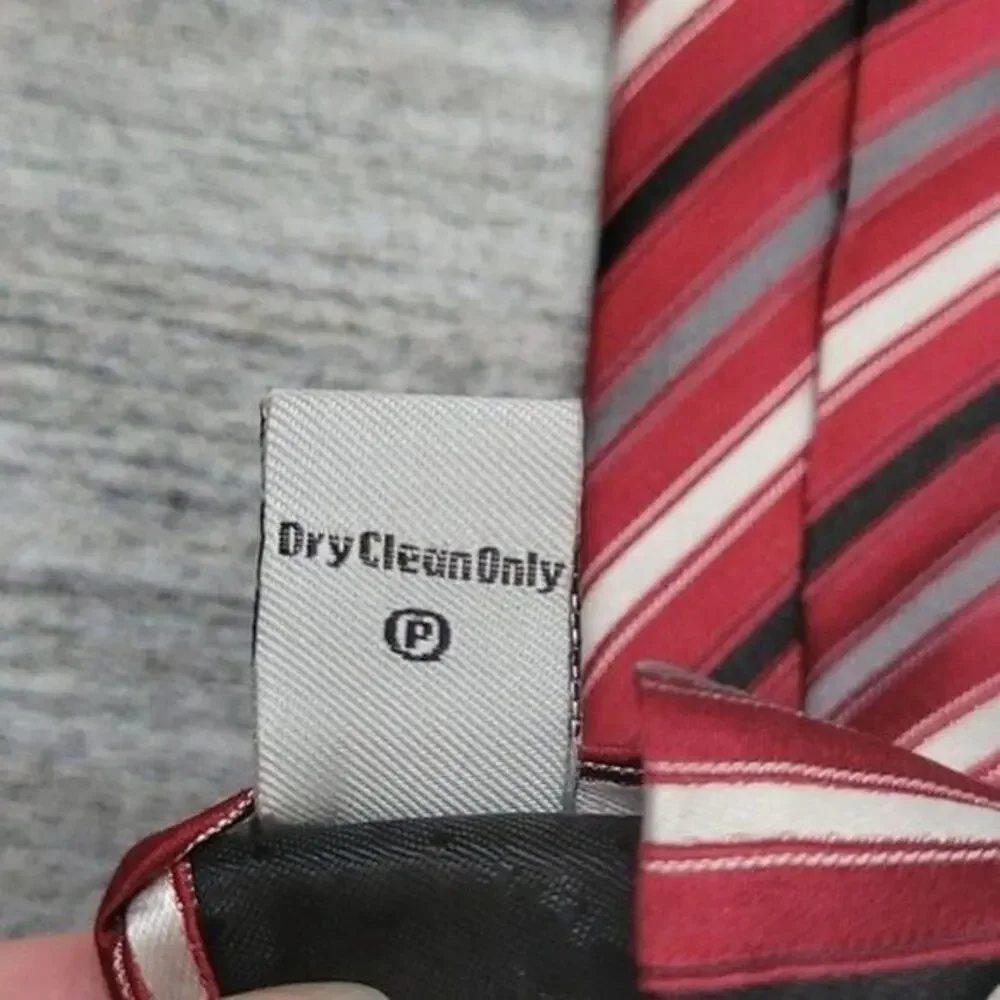 Geoffrey Beene Multicolor Striped Classic 100% Silk Men's Necktie